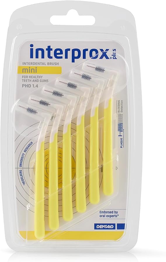 Interprox Plus Yellow 1.1mm Mini Interdental Brush