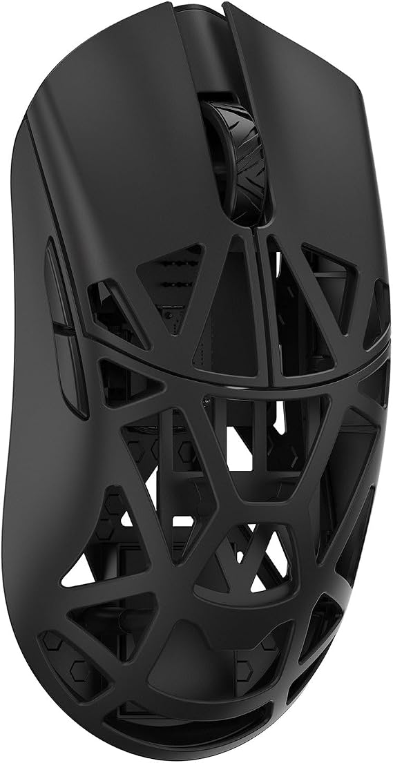 MK x WLMOUSE Beast X Pro Wireless 8K Mouse with Solid Sides (OM Optical, Black)
