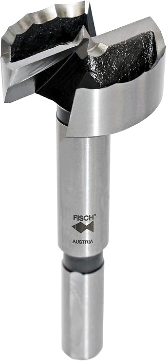 Fisch FSA-309079 | 1.5 In. Diameter 3/8 In. Shank 3.5 In. Total Length Wave Cutter Forstner Bit