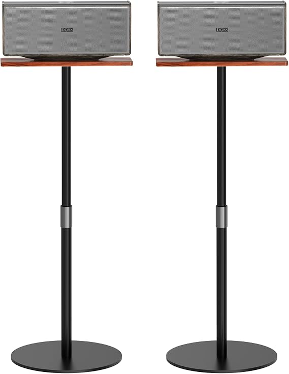 DOSS Bluetooth Speakers Wireless with Stand 2 Pack,Peak 160W Surround Sound,Daul DSP Technologies,2.1 Channel Audio with Subwoofer Deep Bass,TWS Sync Pairing,Bt 5.3,Loud Blue Tooth Speakers for House