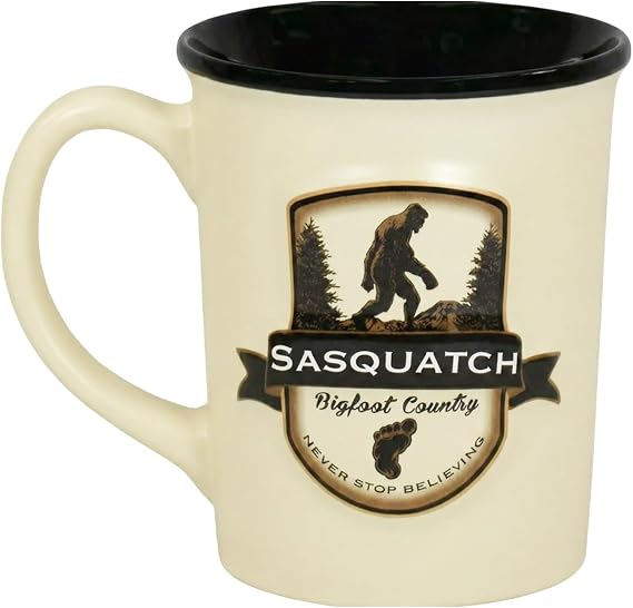 Americaware Big Foot Beige 18oz Emblem Mug