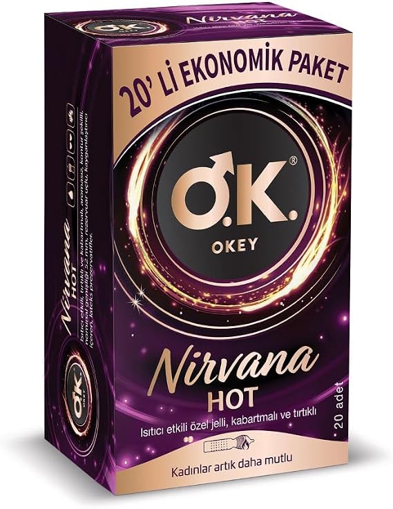 Okey Nirvana Hot 20'li Ekonomik Prezervatif