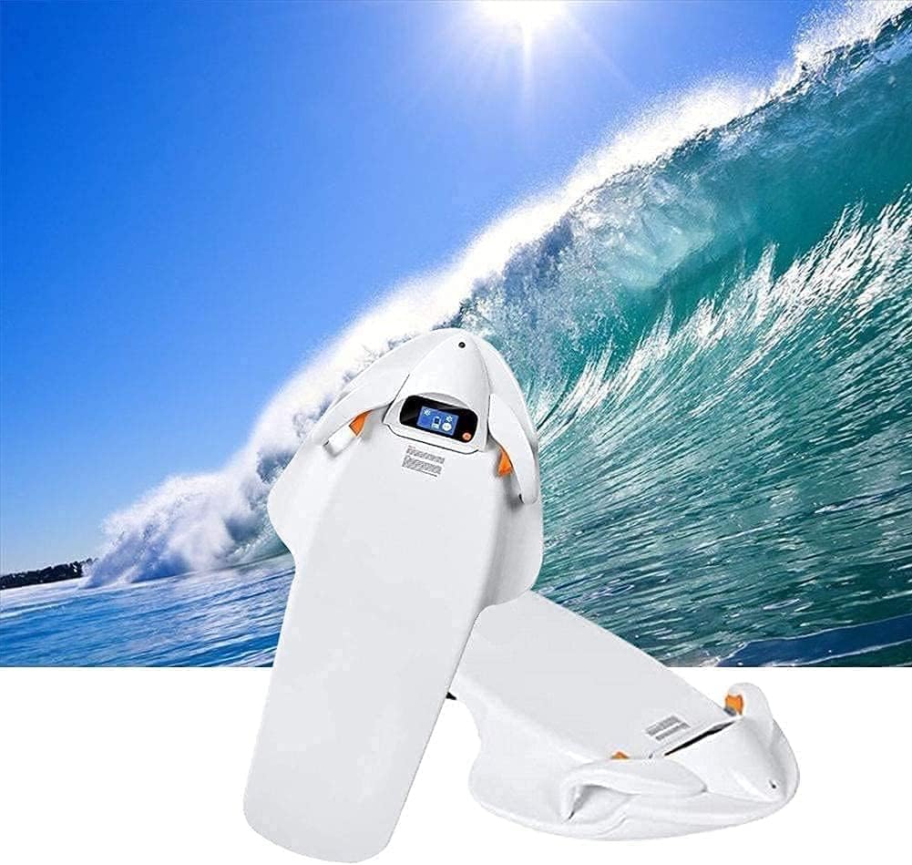 Electric Surfboard Underwater Scooter Surf Board Sea 4-Level Rotational Electric Water Skateboard Surfboard Suitable for Swimming,Surfing,w Dive