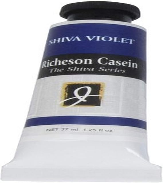 Jack Richeson Artist Casein Colors, 37-Milileter, Shiva Voilet