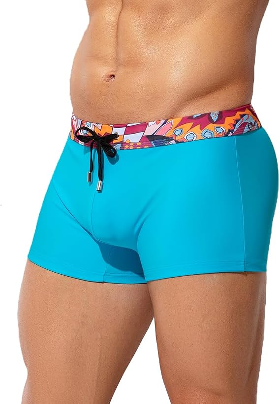 Arjen Kroos Mens Swim Briefs Square Leg Board Swimwear Short Beach Trunks