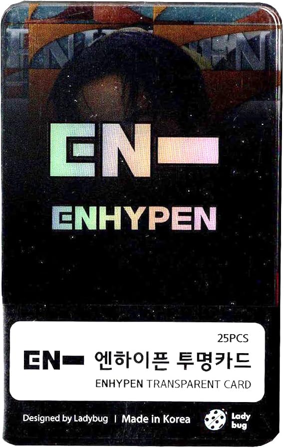 KPOP EN- Transparent Photo Cards 25pcs