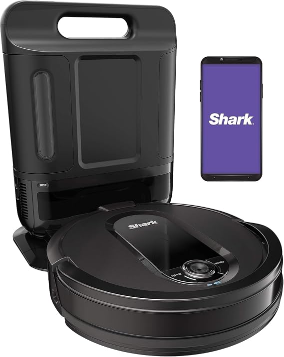Shark IQ Robot Vacuum, XL Self-Empty Base, Black, AV1010AE