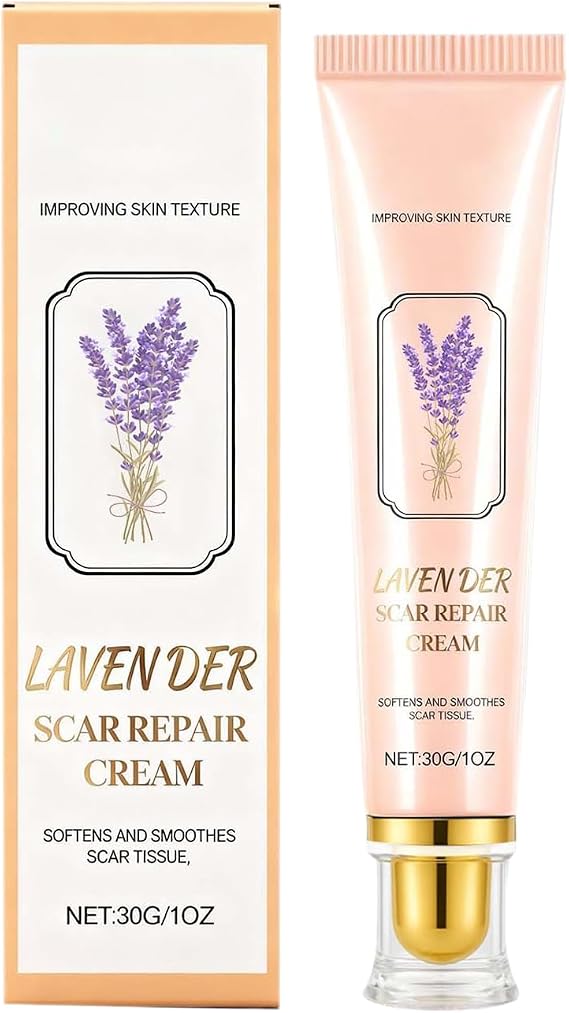Lavender Scar Repair Cream Anti Stretch Repair Marks Scar Removal Cream Moisturizer Removal,for Men Women Boys Girls Youth Teens Athletes Son Daughter Family