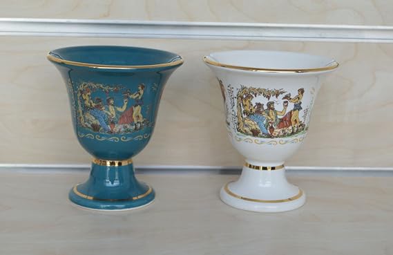 Estia Creations 2 Items Pythagoras Cups of Justice - Greedy Cup Dionysus Feast God of winemaking