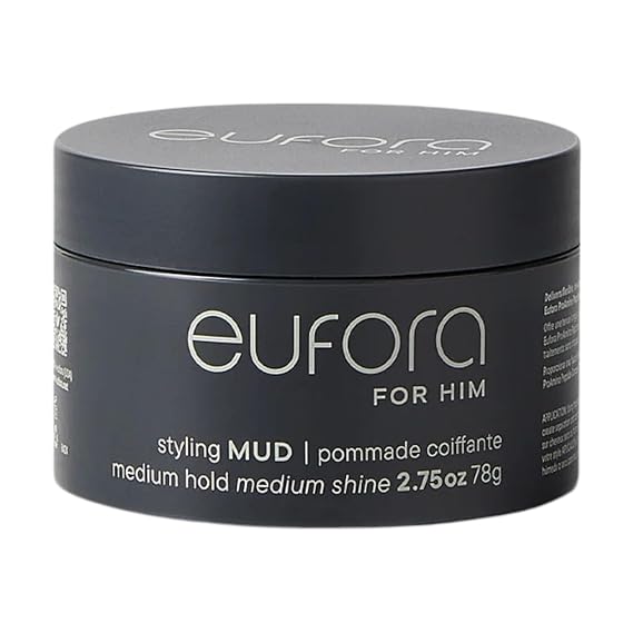 Eufora Styling Styling Mud Pommade for Him, Medium Hold, 2.75 Oz
