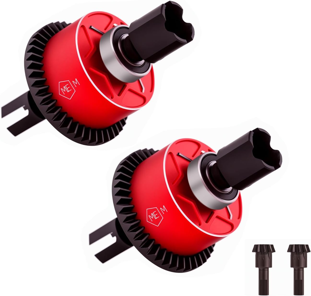 2Pcs Enhanced Version 43T 10T Front Rear Differential Diff Gear Kit for Arrma 1/7 Felony Limitless Infraction Fireteam Mojave 1/8 Outcast Kraton Talion Typhon Notorious 6S Upgrades Part