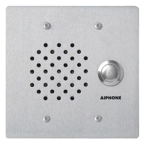 Aiphone LE-SS/A 2 Gang Door Station, Stainless Steel, Flush Mount