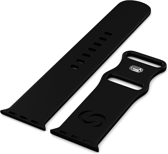 Contact Smart Silicone Apple Watch Band, Instant Sharing, Black