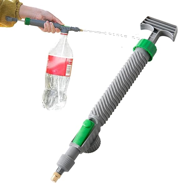 Green Hand Sprayer - High Pressure Air Pump Manual Sprayer with Adjustable Nozzle - Garden Pump Sprayer - Hand Pump Sprayer Pressure Sprayer Top for Home Lawn and Garden Sprayer