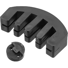 sourcing map 2 Pack Violin Mute, Rubber 3/4 4/4 Practice Violin Mute Full Size,Claw and Round Tourte-Style, Violin Practice Mute for Musical String Instrument