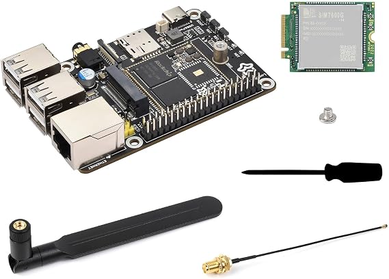 Waveshare Luck-fox Pico Pi B Linux Micro Development Board RV1106G2 0.5TOPS 128MB DDR3L 8GB EMMC Support Intelligent Encoding 3rd Generation ISP3.2 up to 5MP Image Processing with 4G Module No WiFi