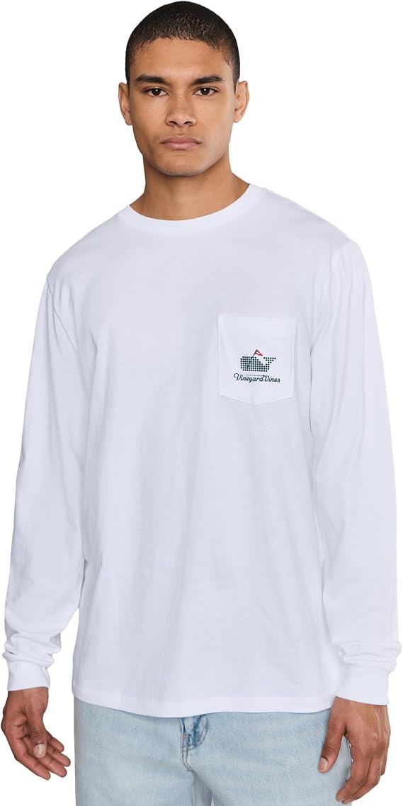 vineyard vines Golf Ball Whale Long Sleeve Tee