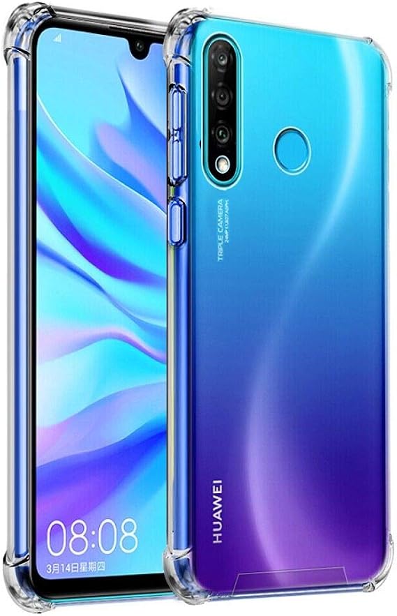 Hually case for Huawei P30 lite, Crystal Clear [Anti Yellow] Anti fingerprint, Ultra Thin Designed, Drop Protection, Fully Protective Smartphone, cover for p30 lite phone case and Nove 4e phone case