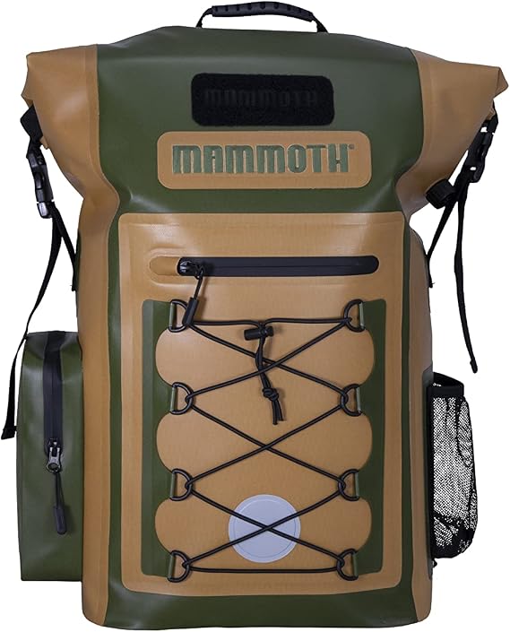 Mammoth Tropic 30 Backpack Cooler, Waterproof Roll-Top Soft Cooler, Insulated Leakproof Ice Chest for Beach, Camping & Fishing