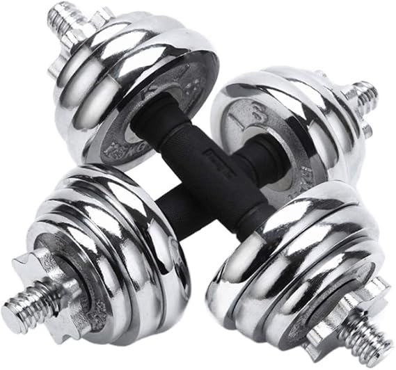 Dumbbell sets, Dumbbells Set Weights Plating Dumbbell Barbell Iron Home Men's Fitness Equipment A Pair Adjustable Weight(30kg(15kg*2))
