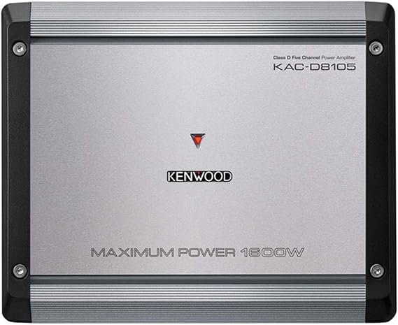 Kenwood KAC-D8105 1600 W Max 5-Channel Class D Stereo Car Audio Amplifier