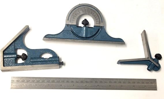 12" combination square set