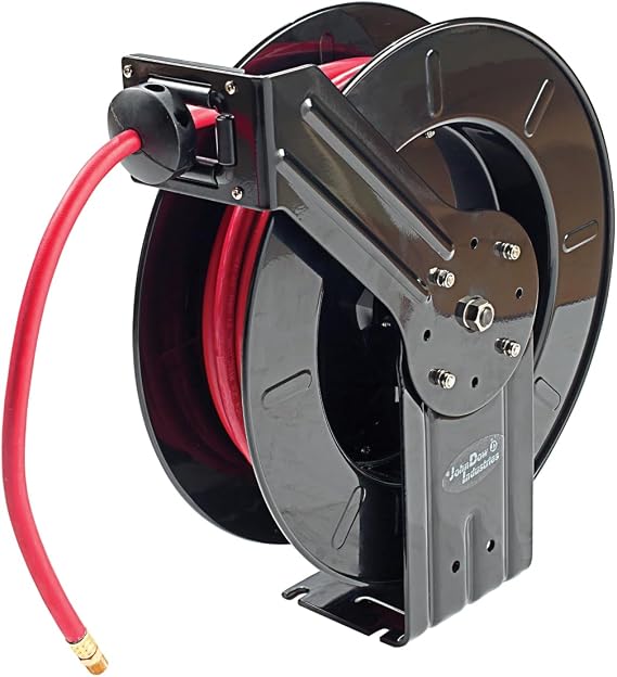 John Dow Industries JDM-1250 1/2" 50' Medium Pressure Professional Hose Reel
