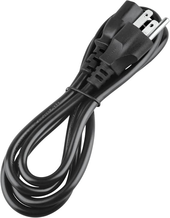 Digipartspower 5ft AC Power Cord Cable Compatible with Kali Audio LP-8 V2 Powered Studio Monitor 3-Prong