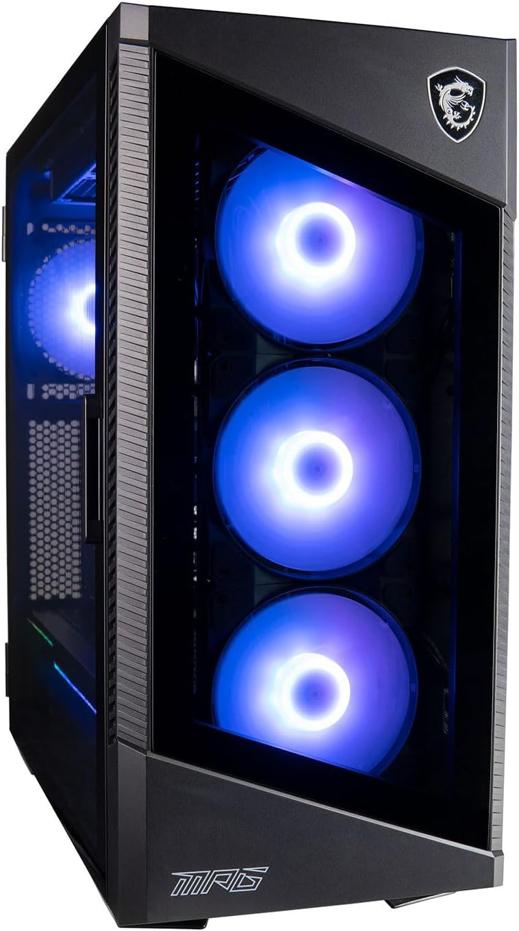 MPG Velox by MSI Gaming Desktop NVD GeForce RTX 5090 AMD 8-Core Ryzen 7 9800X3D Processor, 96GB DDR5 RAM, 4TB NVMe SSD, WiFi, Windows 11 Pro RGB Gamer PC Computer