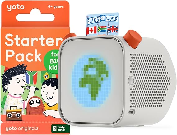 YOTO Player (3rd Gen.) Kids Audio Player + Big Kids Pack, Ages 6+