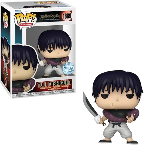 Funko Pop! Animation | Jujutsu Kaisen Toji Fushiguro #1889 | Special Edition | Collectible Vinyl Figure | Anime Fan Exclusive Edition | FS