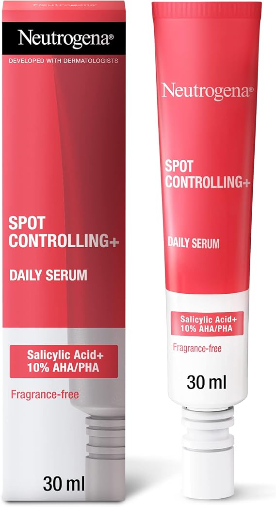 Neutrogena Sivilce Karşıtı ve Peeling Etkili Serum AHA PHA ve Salisilik Asit İçerikli Arındırıcı Yüz Serumu 30 ml