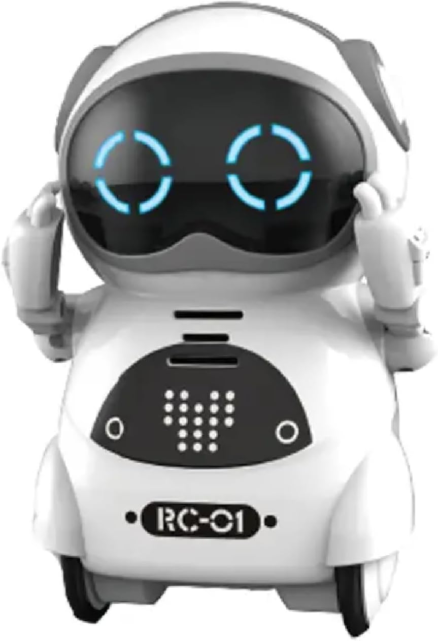 SEDLAV Pocket RC Robot Talking Interactive Interaction - Robot, Voice Recognition, Recording, Sing, Dance - Fun Emo Robot, Language Learning, Anti-Vector Moxy Robot