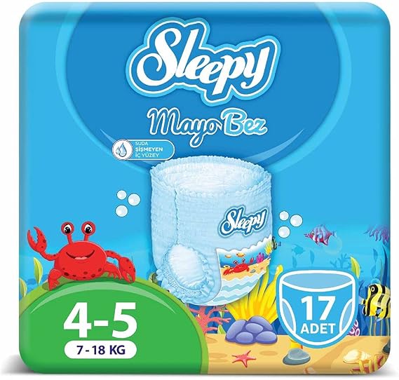 Sleepy 5 Numara Junior Mayo Külot Bez (1 x 17 Adet)