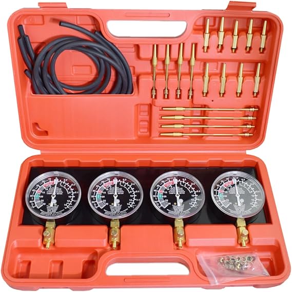 Universal Vacuum Carburetor Synchronization Balancer Gauge Carb Synchronizer Adjustment Tool Kit Compatible with Motorcycle BMW Honda Yamaha Kawasaki Suzuki GS KZ XS CB 550 650 750