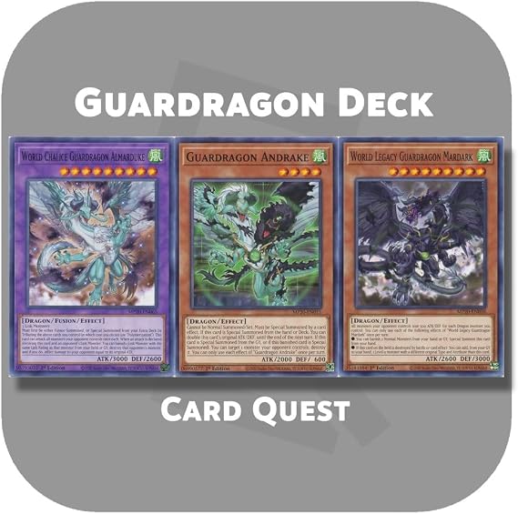 Complete Custom Deck for Yu-Gi-Oh! - Guardragon & World Legacy Link Deck