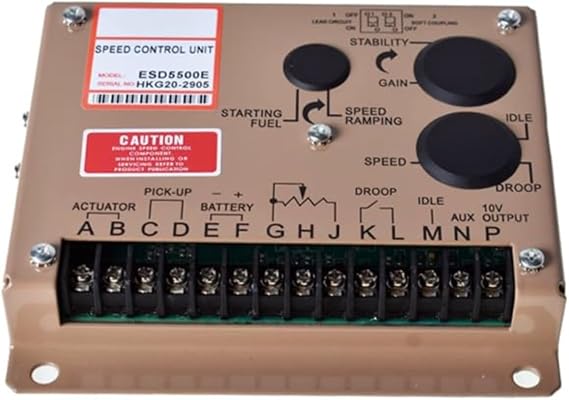 Genset Engine Speed Governor ESD5500E Generator Speed Control Unit Governor