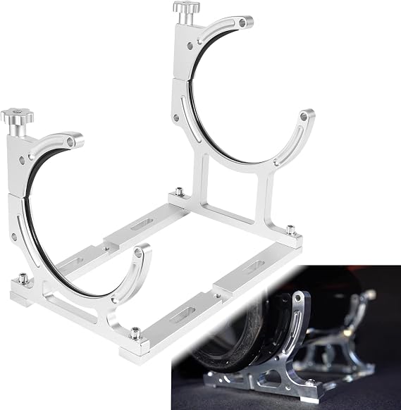 7 Nitrous Oxide Nos Billet Aluminum Single Bottle Holder Bracket for 10-15 pound nitrous bottle Replace for PCE150.1001