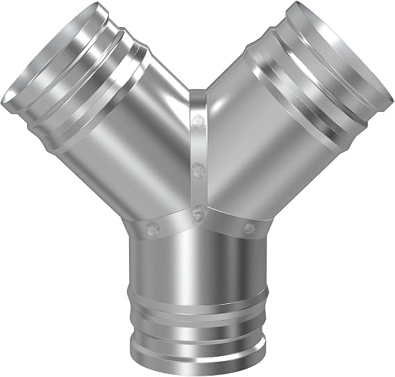 4" Duct Splitter for Exhaust Fan Dryer Vent Hose