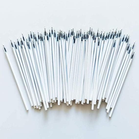 sencoo 100 Pack 0.5 mm Blue Gel Ink Pen Replace Refills