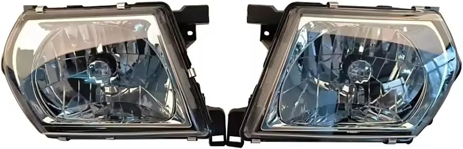 A Pair Car Headlights Compatible with Nissan Patrol Safari Y61 26010-VC325 26060-VC325 Head Lamp Lights 2001 2002