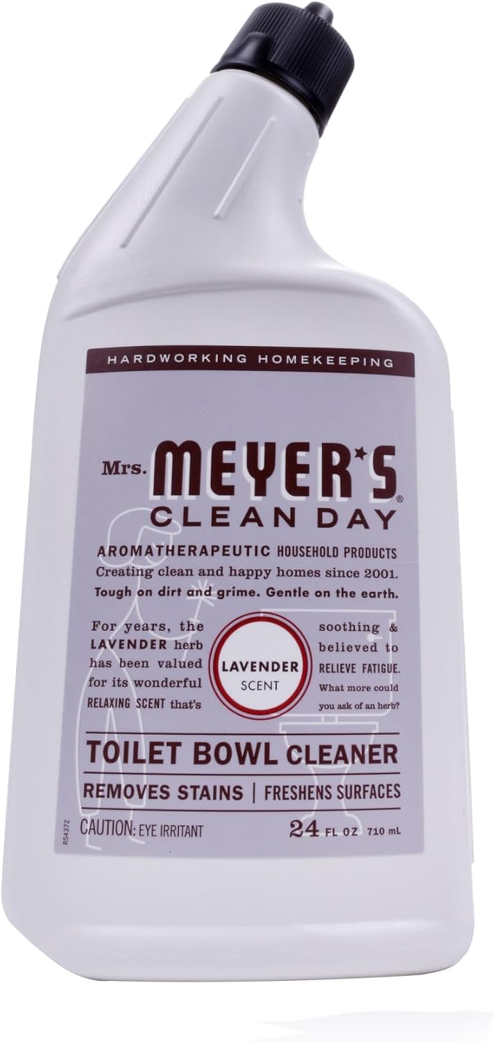 MRS. MEYERS CLEAN DAY Liquid Toilet Bowl Cleaner, Stain Removing, Lavender, 24 oz