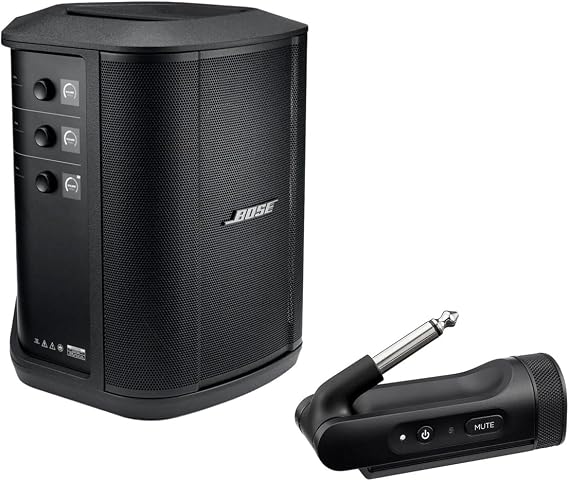 Bose S1 Pro+ Wireless PA System with Bluetooth, Black with 1/4" Transm