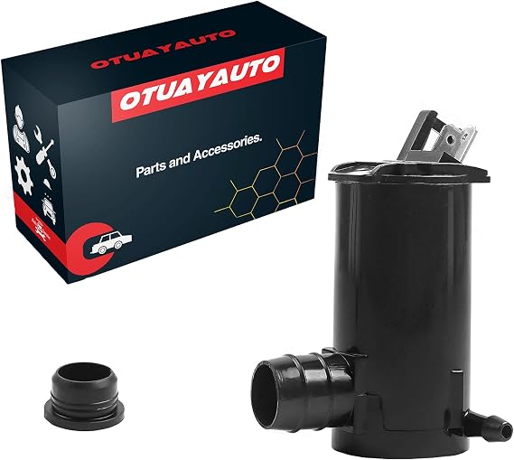 Windshield Washer Pump Replacement for Acura/Honda/Suzuki - 99-07 Accord, 03-11 Element, Odyssey, OTUAYAUTO Factory OEM 89001132, 38512SC4673, 38512SC4672, 38512SDAA01, ACDelco 8-6721 with Grommet