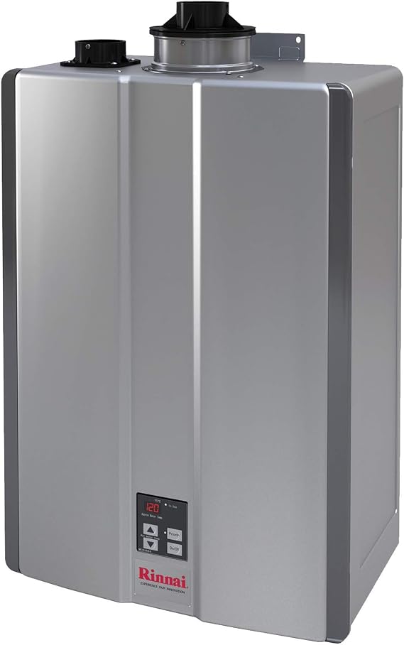 Rinnai RUR199iN Condensing Tankless Hot Water Heater, 11 GPM, Natural Gas, Indoor Installation