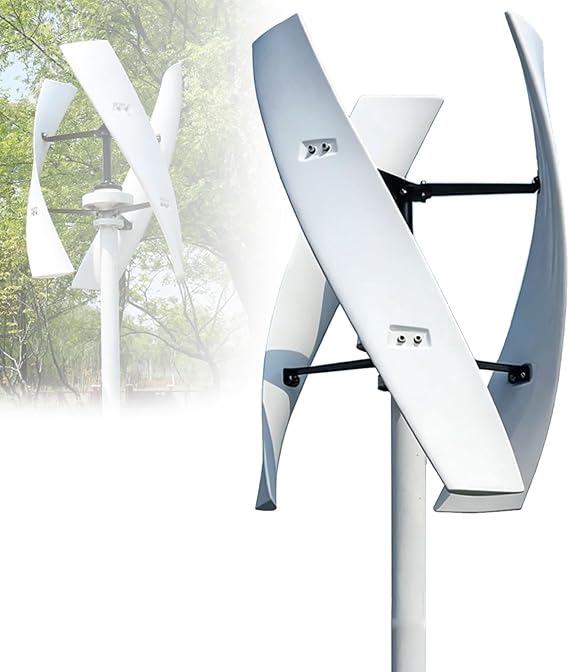 Vertical Axis Wind Turbine Generator 16000W 20000W Low Noise Vertical Wind Turbine,3 Phase AC 12V 24V 48V 220V Vertical Axis Energy Generator Wind Power Kit for Home Energy(20000W,24V)