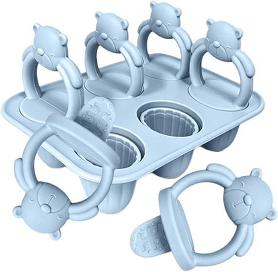 Ice Cream Mold - Bear-Shaped Reusable Silicone Tool Molds