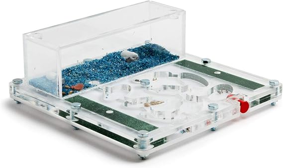 AntHouse - Acrylic ant farm - Teaching set with sponge 15x15x1-3 cm