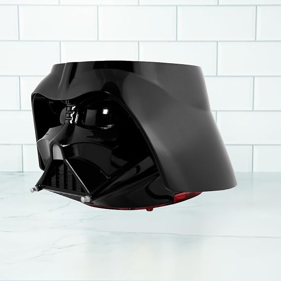 Uncanny Brands Star Wars Darth Vader Halo Toaster - Lights-Up and Makes Lightsaber Sounds
