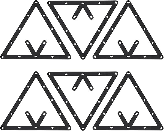 6 PCS Billiards Magic Ball Rack, Triangle Magic Rack 8 9 10 Ball